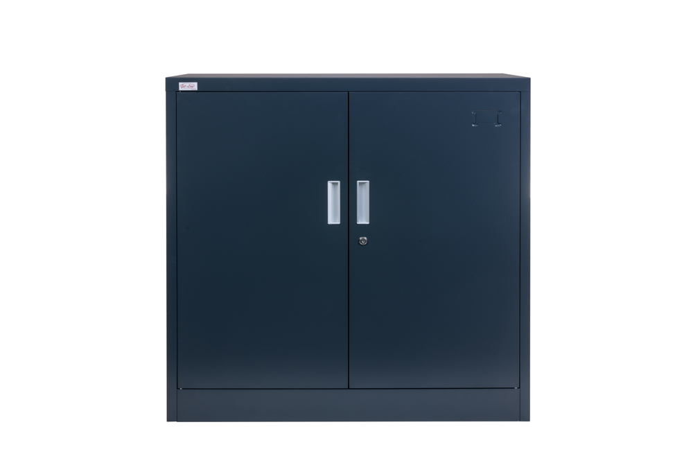 Aktenschrank KIEW dunkelgrau anthrazit knock down  90x40x90cm