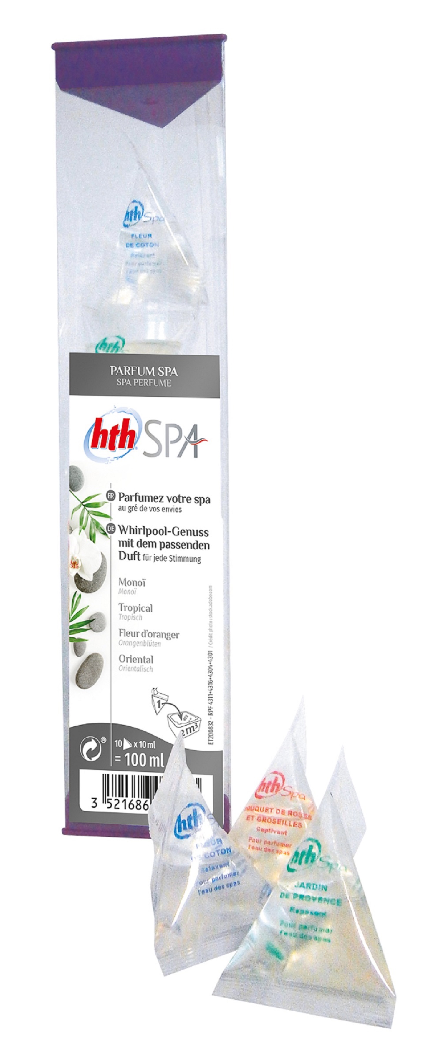 HTH Spa Etui with10 sachets parfum Outdoor-Spa