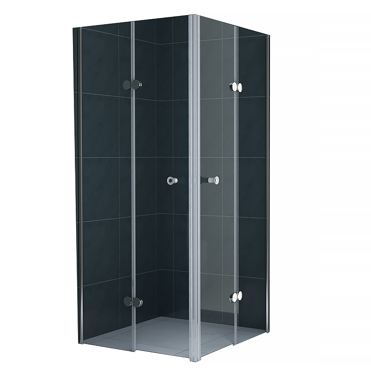 Faltdusche 100 x 100 x 200cm klarglas