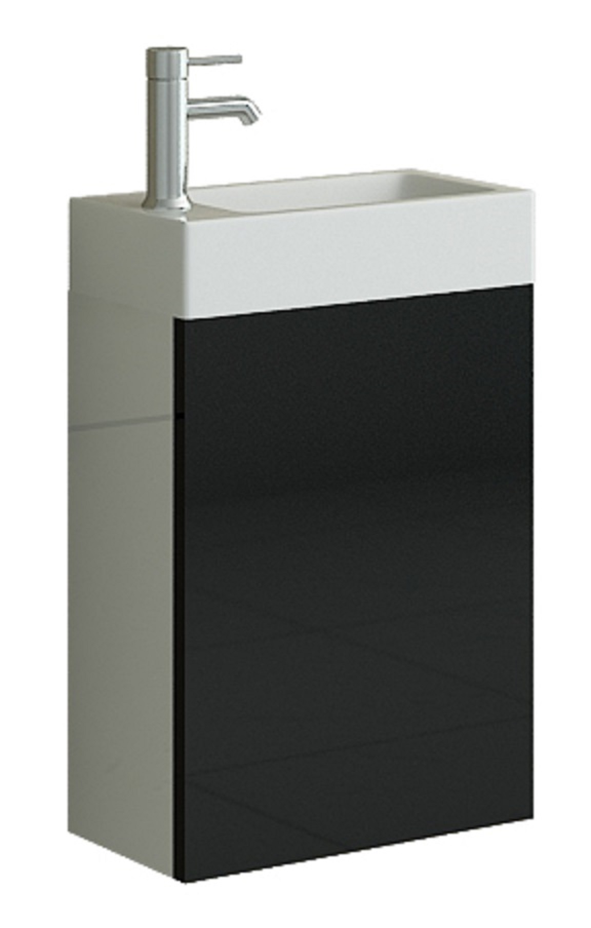 Toilet / Lavatory Set Aarau black