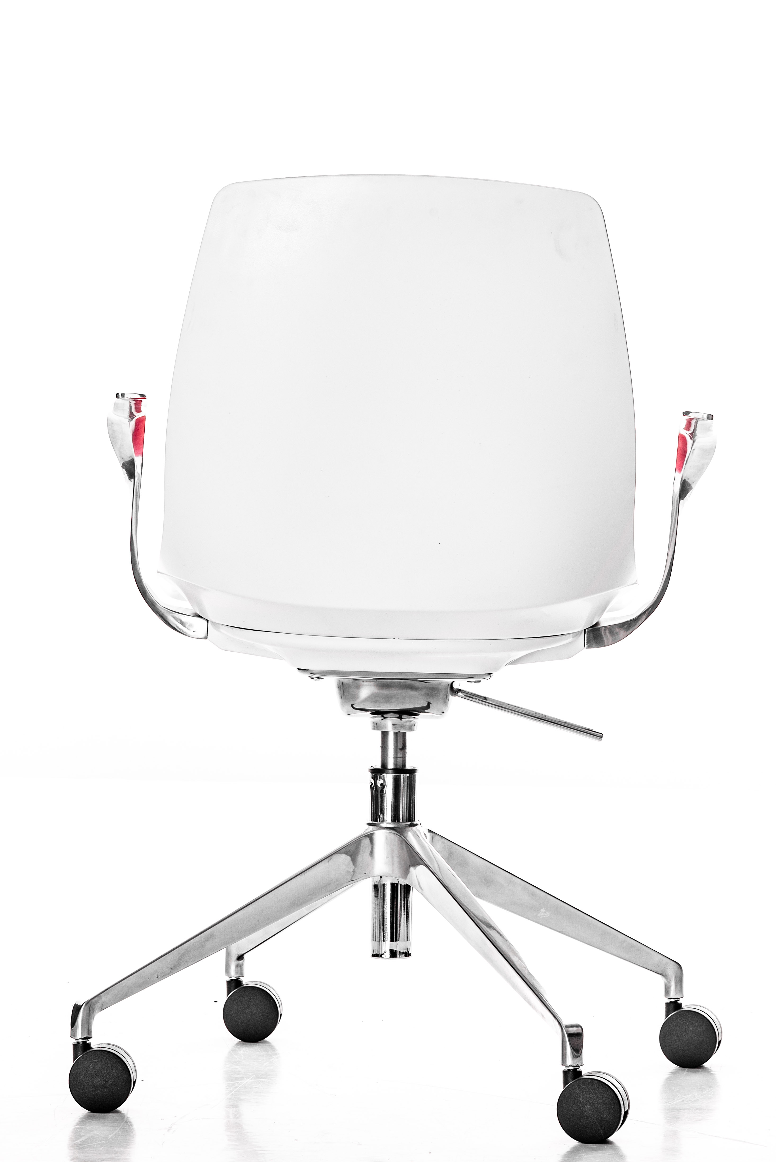 Jet-Line Office-Chair CHARLOTTE, white-red