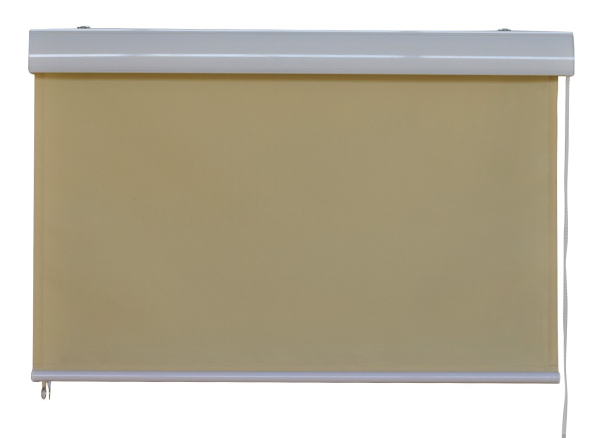 Vertikalmarkise 1.6x2.3 m  Balkonmarkise BeschattungKassettenrollo beige