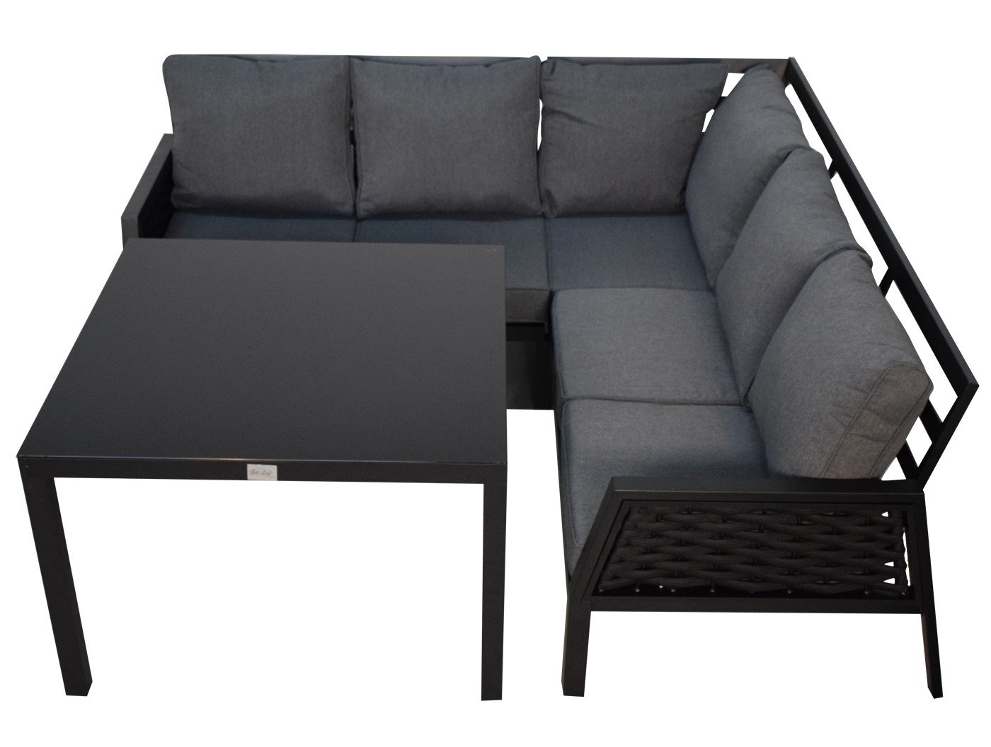 Jet-Line Gartenset Garten Lounge Ariana in schwarz Gartenmöbel Alu