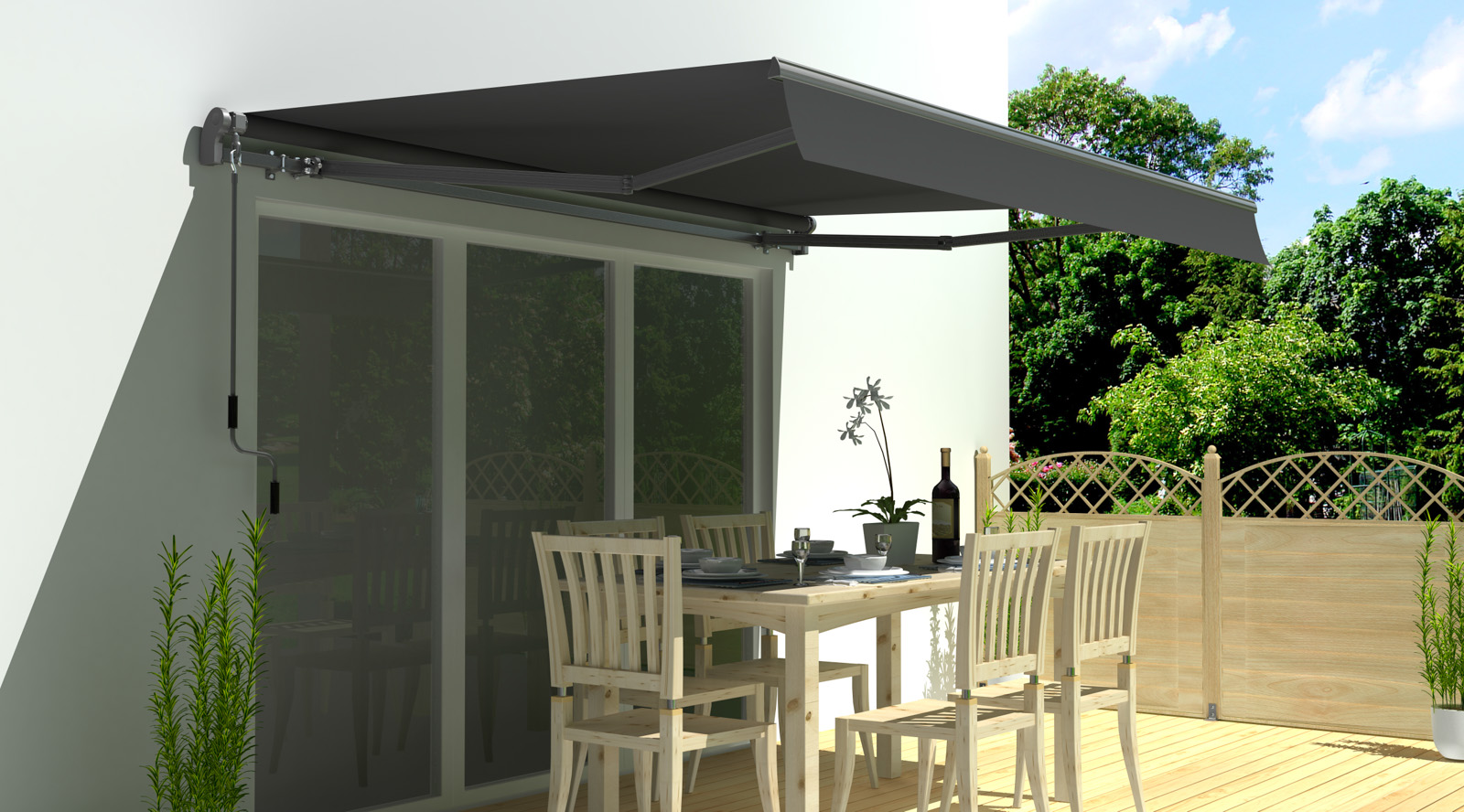 Awning 'Suncare' 3,5 m, anthracite