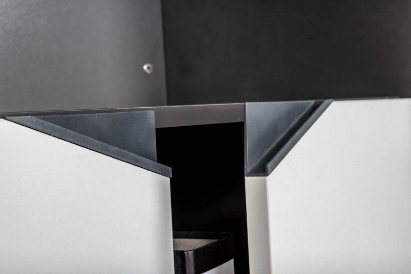 Sideboard CLAUDIO schwarz weiss