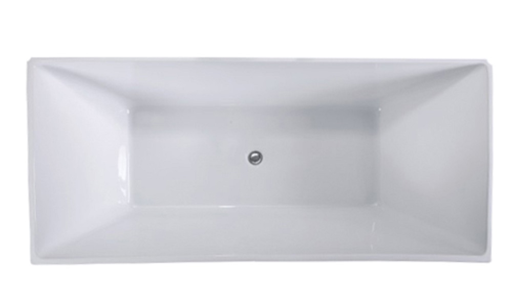 Badewanne BAAR weiss 170 x 75 cm