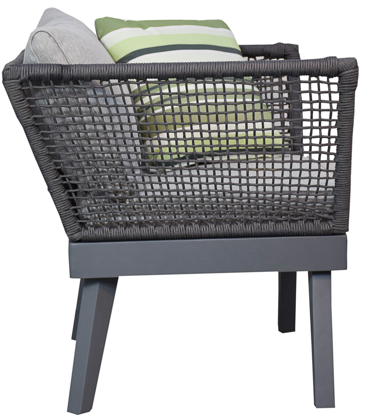 Jet-Line Outdoor Lounge Chair "Cuba", anthracite