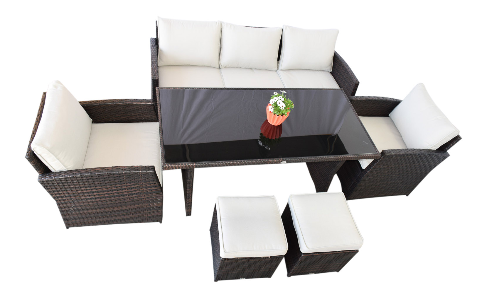 Lounge set Havanna brown