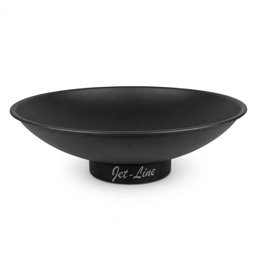 Feuerschale Katar schwarz 62 cm Garten Grill Outdoor Feuerstelle Feuerkorb