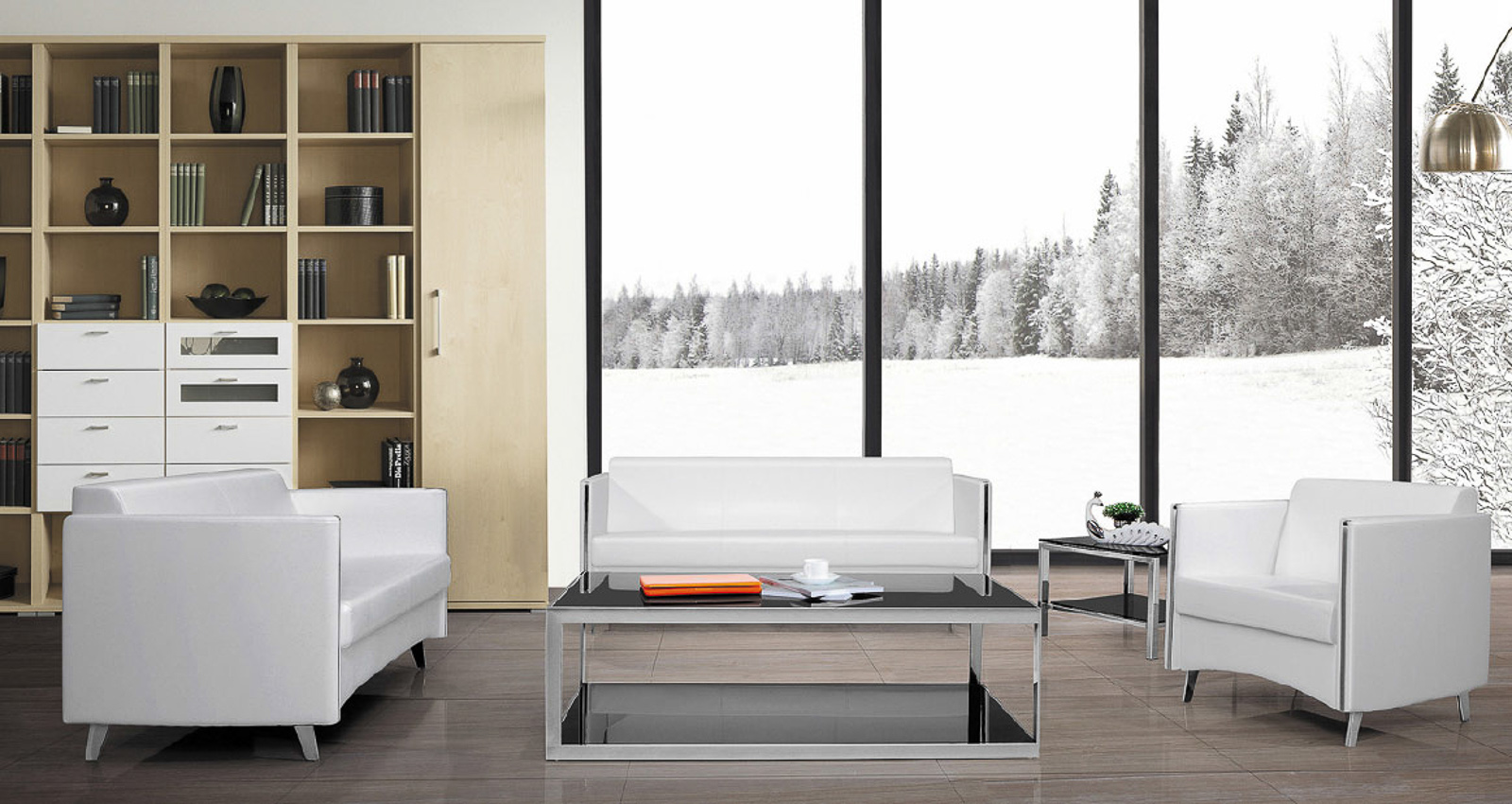 Lounge-Sofa "Sidney", white