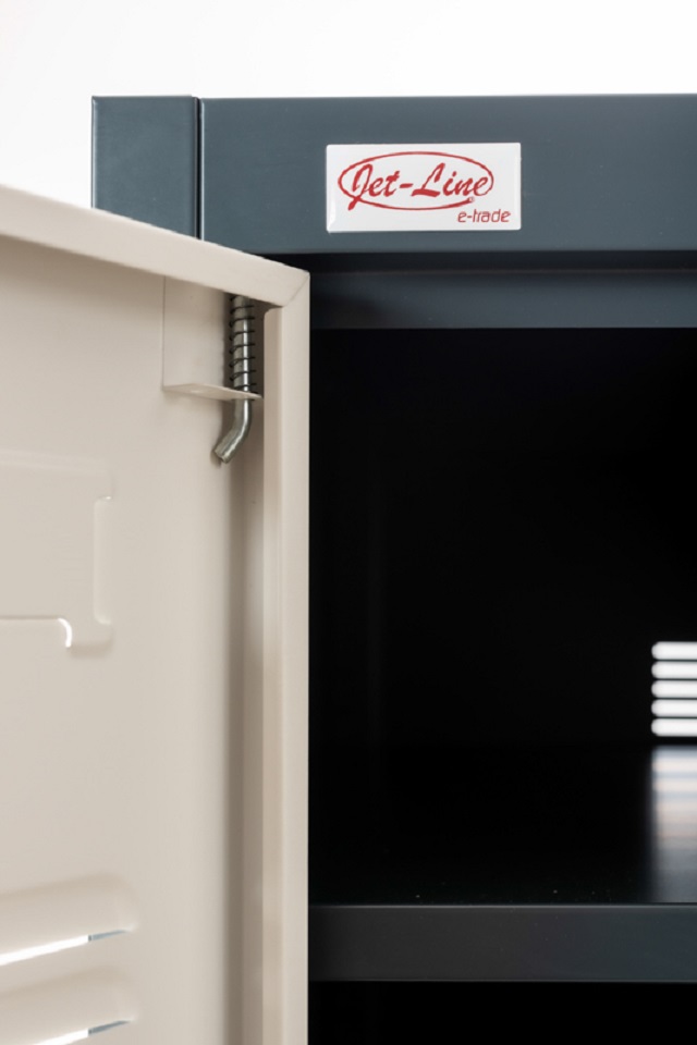 Steel Office-Cabinet ODESSA anthracite/dark-gray-white locker
