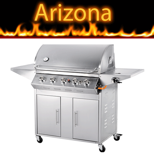Gasgrill mit 5 Brennern Arizona