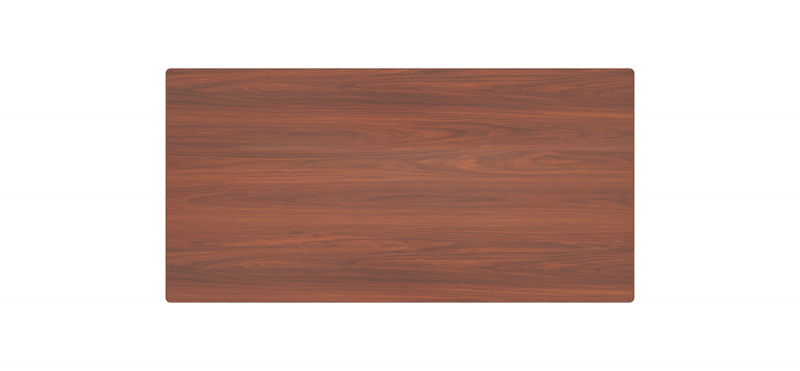 Tabletop for height-adjustable desk 140 x 70 cm, nutwood-design
