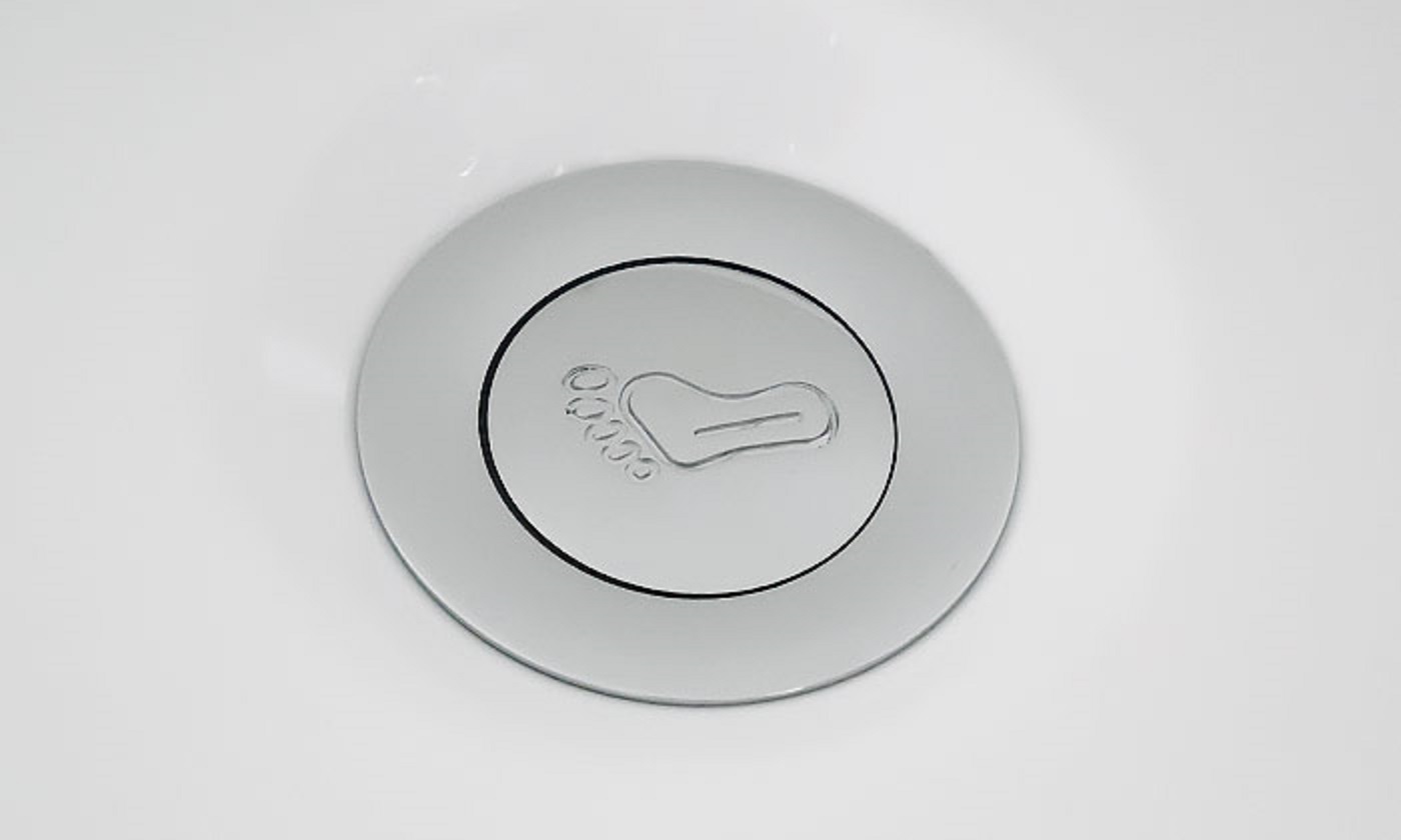 Badewanne WETZIKON II 170 x 80 cm weiß
