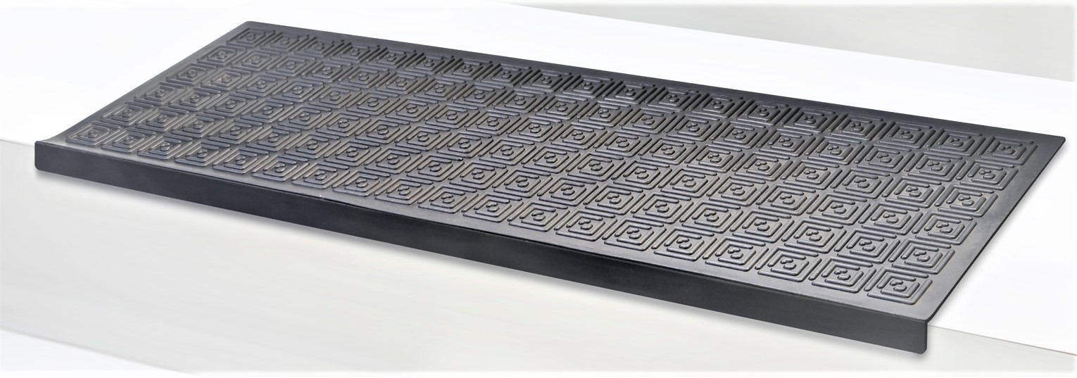 Outdoor Rubber Mat Stair-Mat TRAPA II Square Design