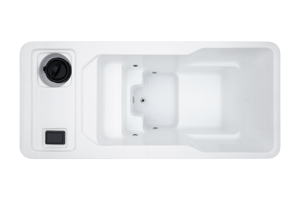Eiswanne Badewanne Saunawanne Kaltwanne SISSIMA 190 cm schneeweiß