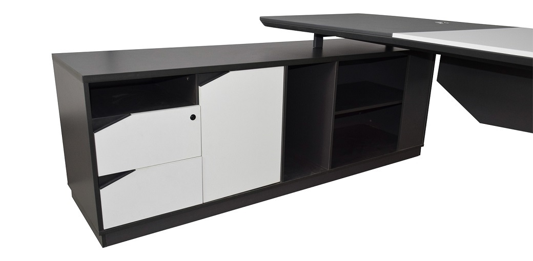 Office-Desk "Carolina", white-anthracite