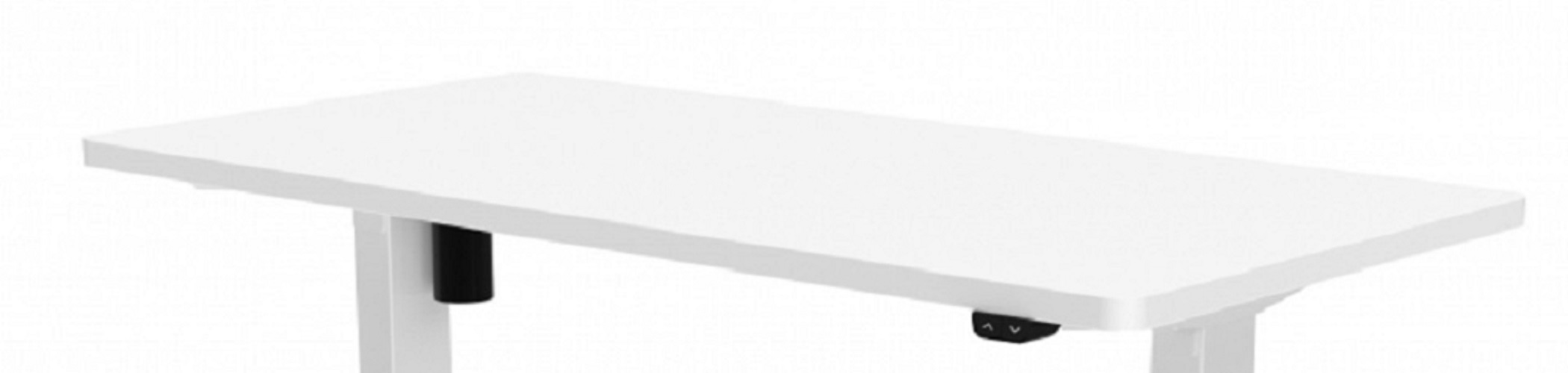 Tabletop for height-adjustable desk 140 x 70 cm, white