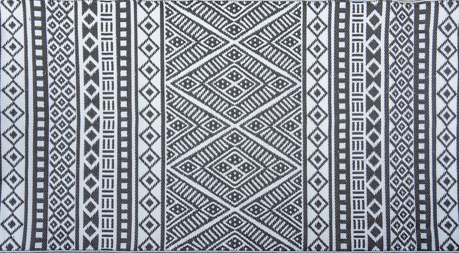Garten Outdoor Teppich Scarlett 150x240cm schwarz von Jet-Line