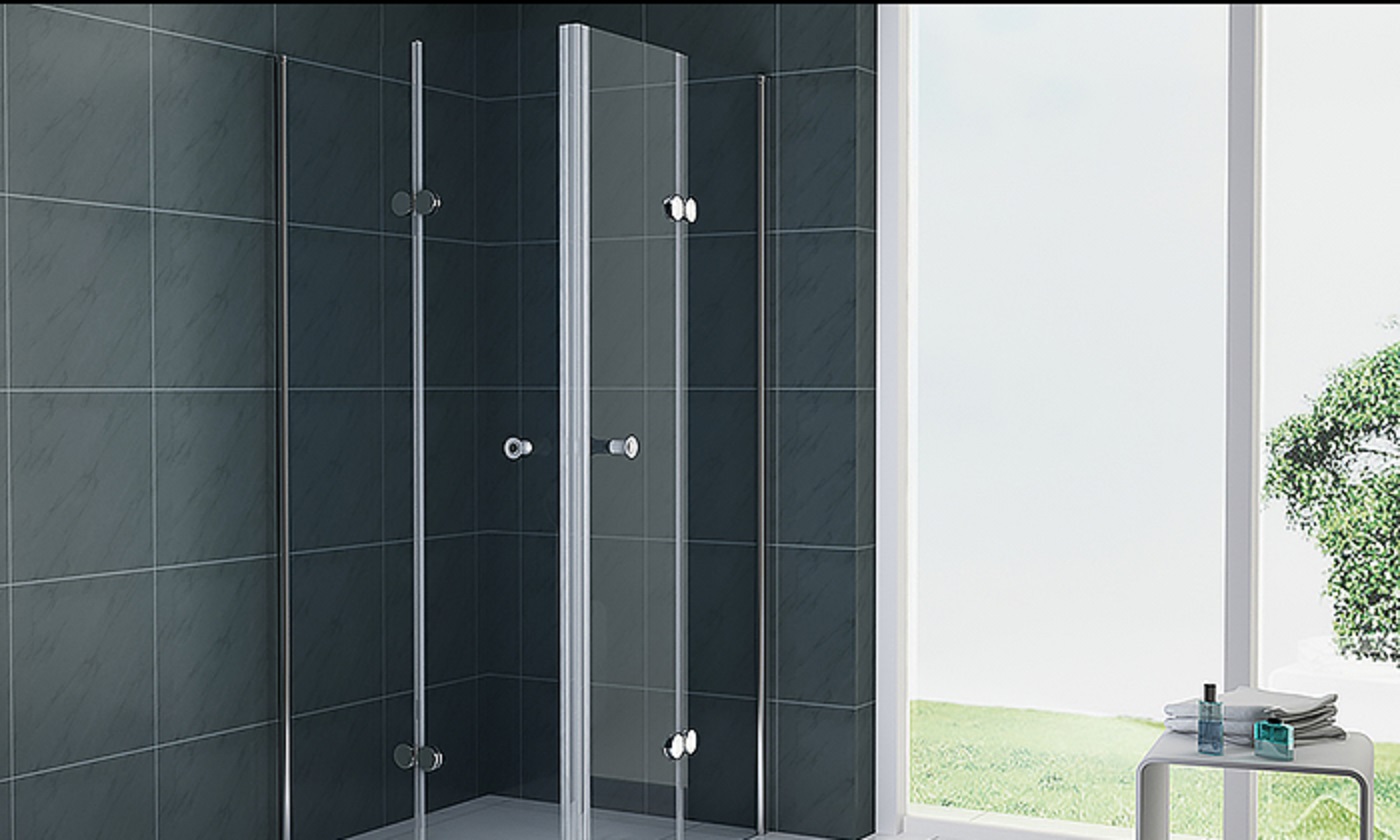 Faltdusche 100 x 100 x 200cm klarglas