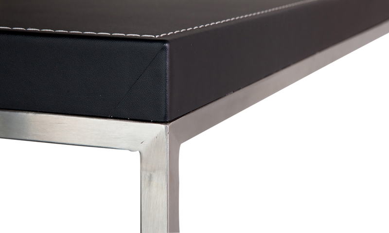 Büromöbel Büro Schrank Aktenschrank FORLI schwarz 1000x300 x1140 mm Kunstleder Homeoffice