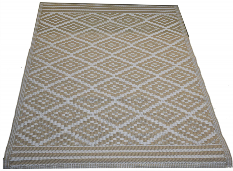 Synthetic Rug JOSEFINE 120x180cm brown