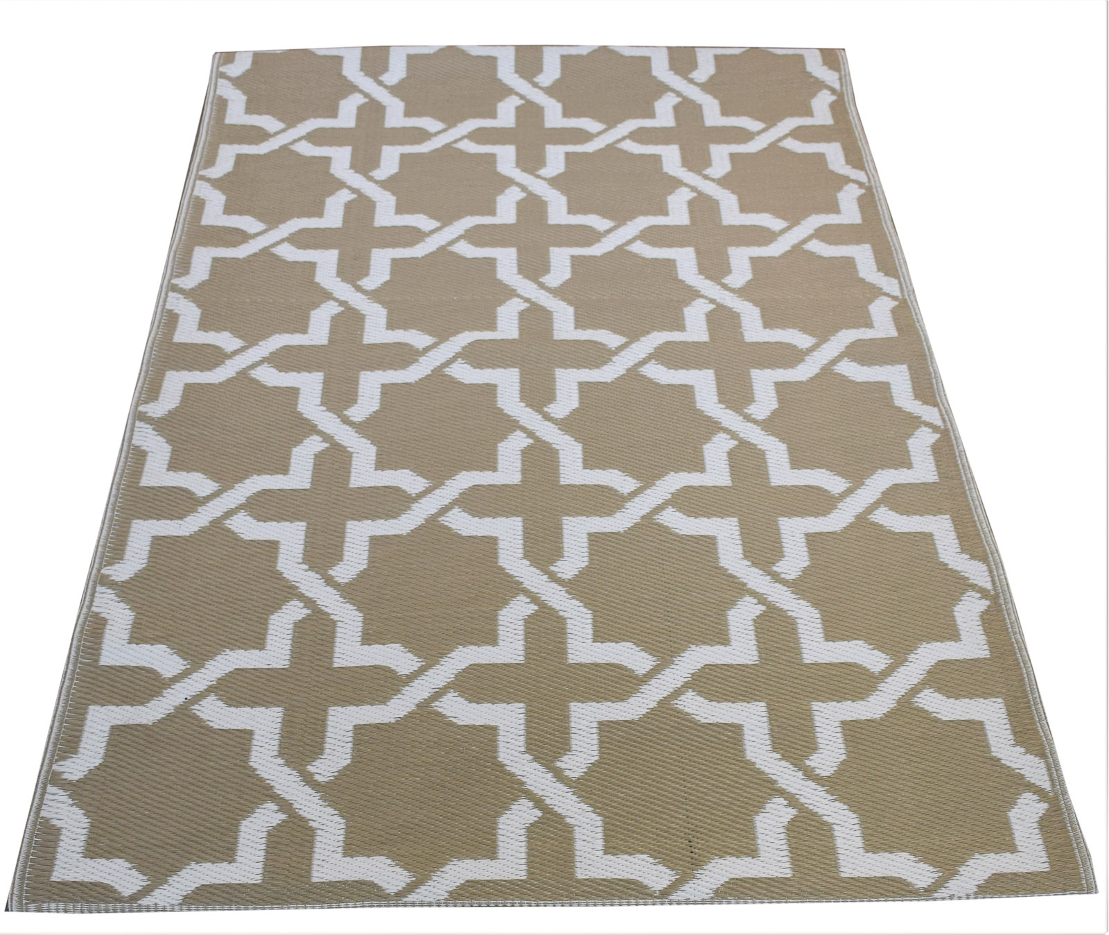 Jet-Line Synthetic-Rug Carpet "Modern", brown 120 x 180 cm