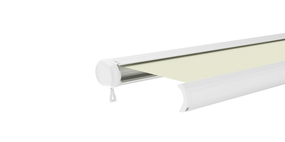 Elektrische Markise Vollkassettenmarkise SUNRAY beige 4 x 3 m