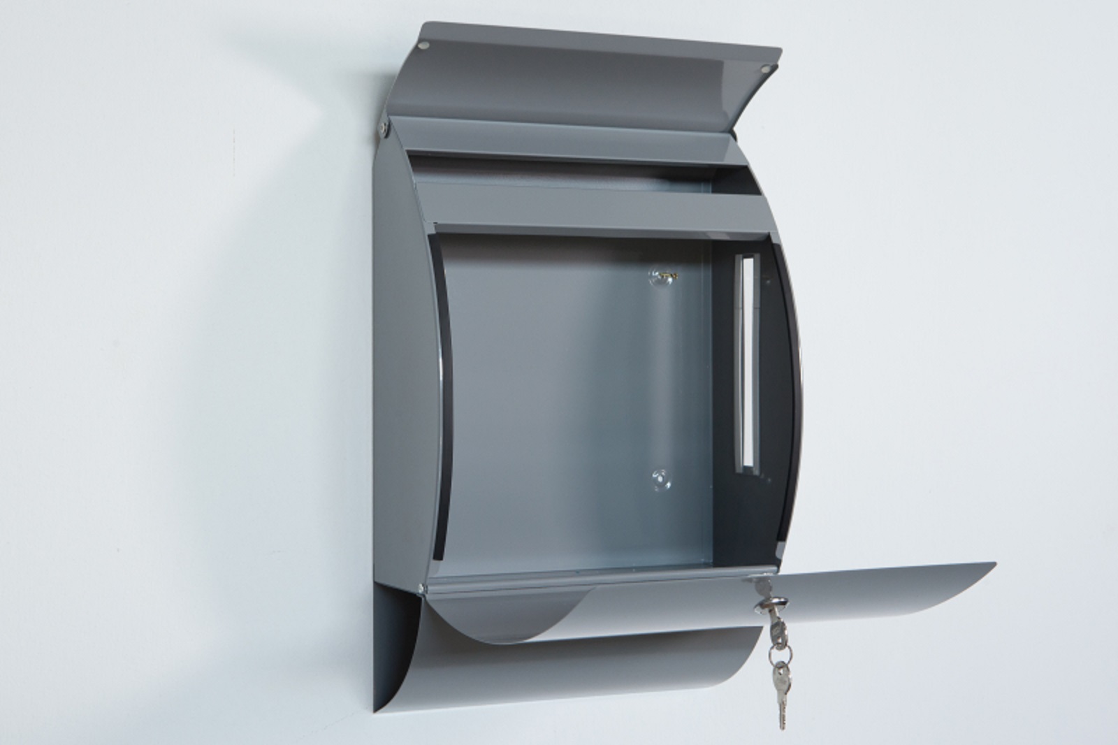 Letterbox 'Jet-Box', anthracite - with viewing window