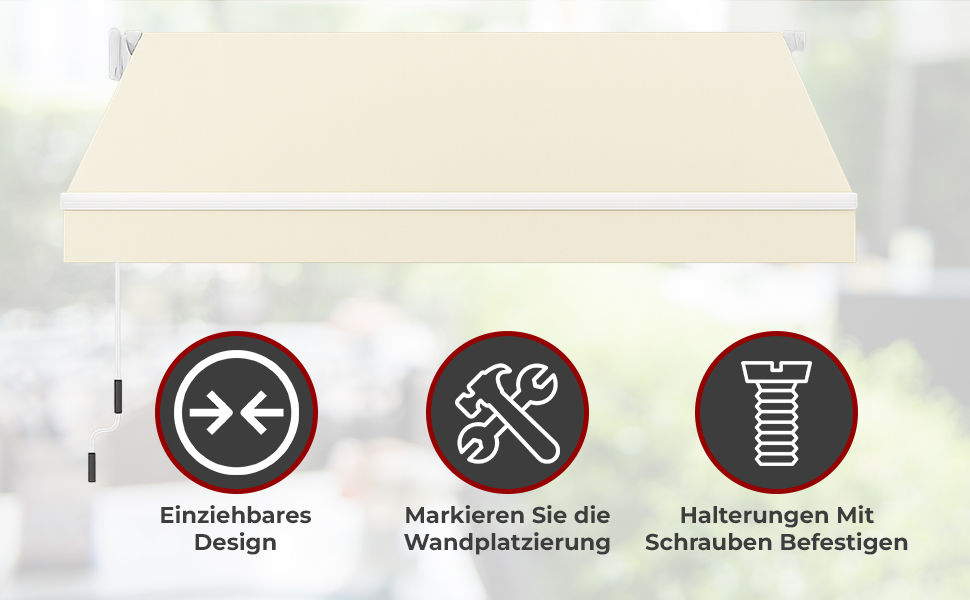 Gelenkarmmarkise SUNSHINE beige