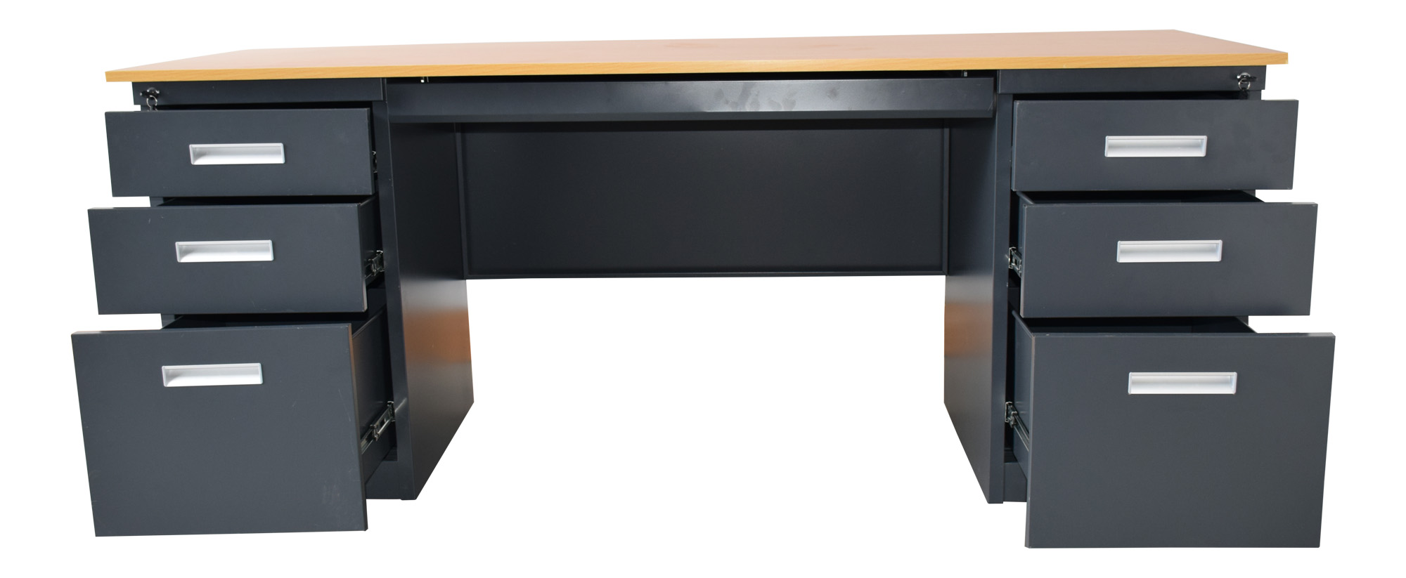 Metallschreibtisch SAMARA 180 cm