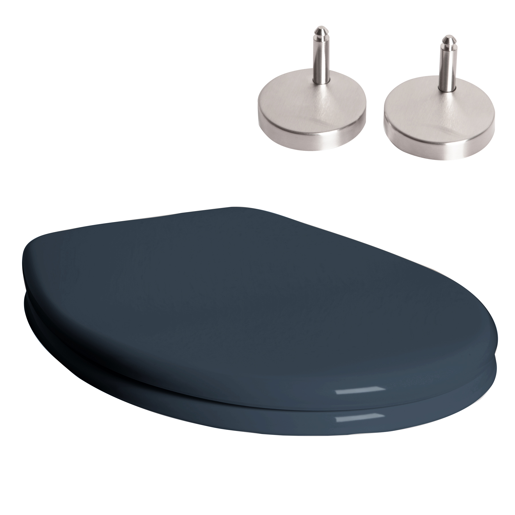 WC Sitz Deckel Toilettensitz Softclose anthrazit Bad Click Toilettendecke