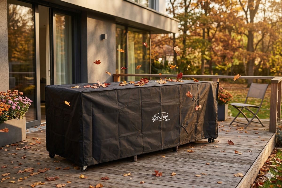 Abdeckplane Gartenmöbel 2,3 x 1,3 x 0,7 m Winterqualität