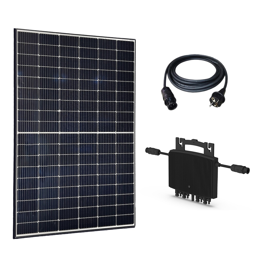 Balkonkraftwerk 415 W 800 W drosselbar Photovoltaik Solaranlage