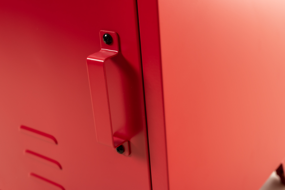 Steel Office-Cabinet MINSKOW locker 1door red