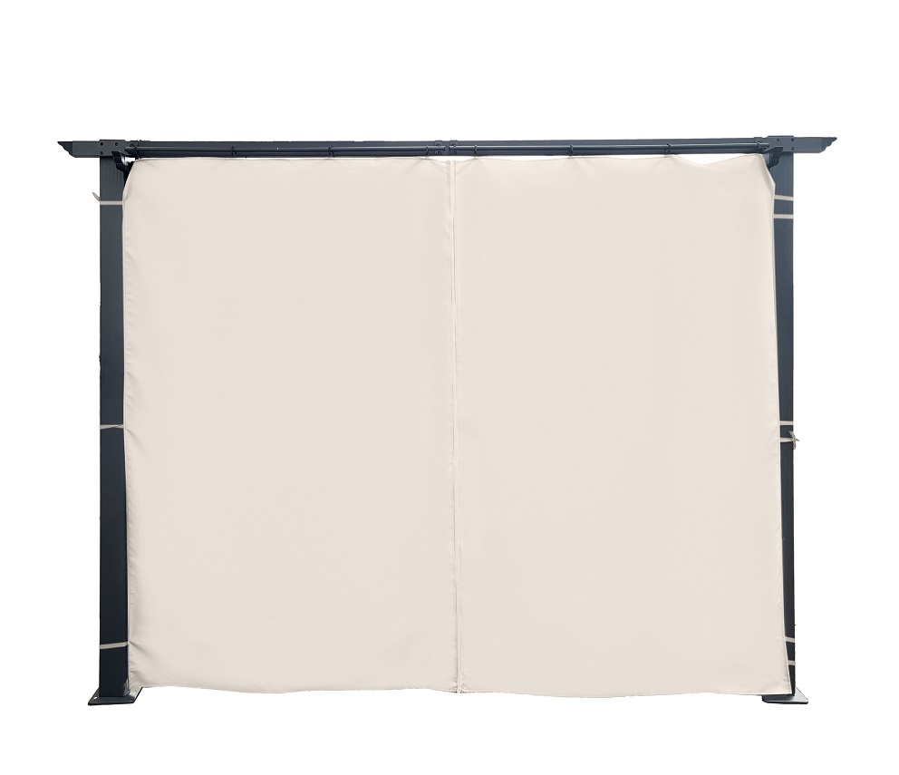 Jet-Line Curtain for Gazebo Luxor 3 m  beige