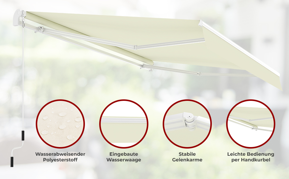 Gelenkarmmarkise SUNSHINE beige