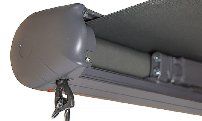 Elektrische Markise Vollkassettenmarkise SUNSHADE anthrazit 5 x 3 m Kasettenmarkise