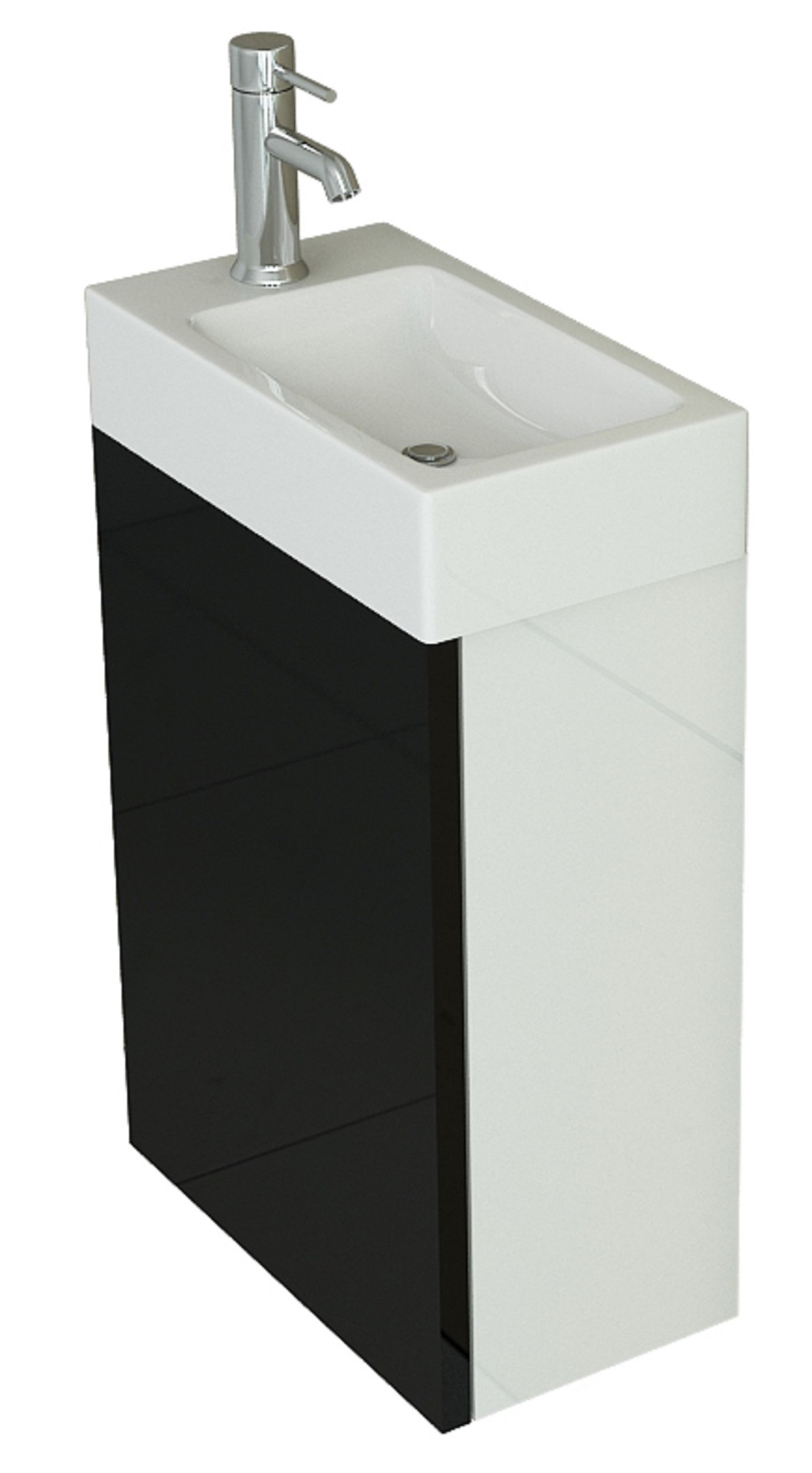 Toilet / Lavatory Set Aarau black