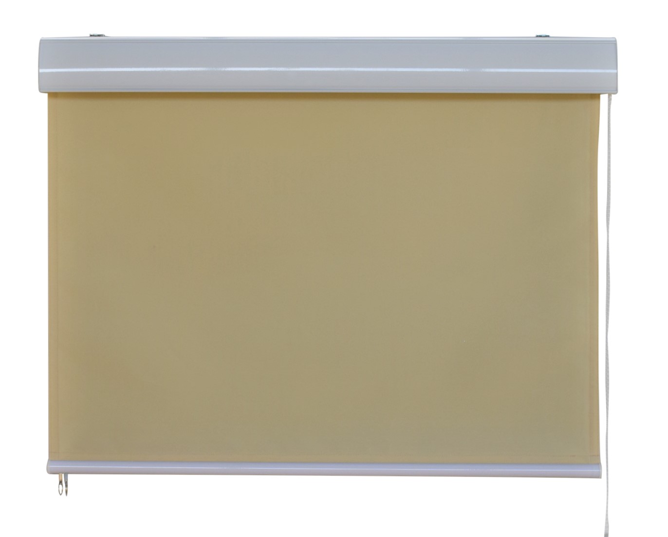 Sichtschutzrollo Vertikalmarkise Sonnenschutz Sichtschutz blickdichtes Rollo 1.0x2.3m beige Garten