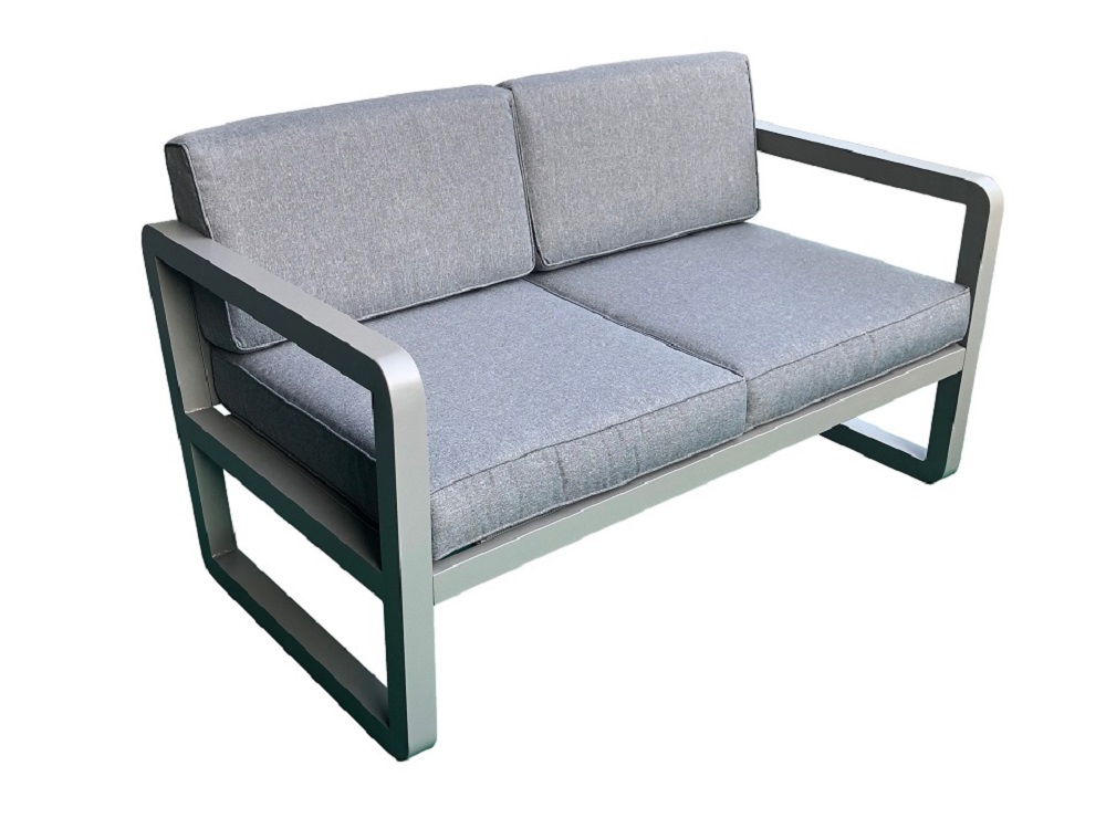 Gartenlounge Gartenmöbel Lounge Garten-Set  Delfi grau UV bestädig