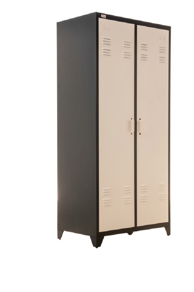 Steel Office-Cabinet ODESSA anthracite/dark-gray-white locker