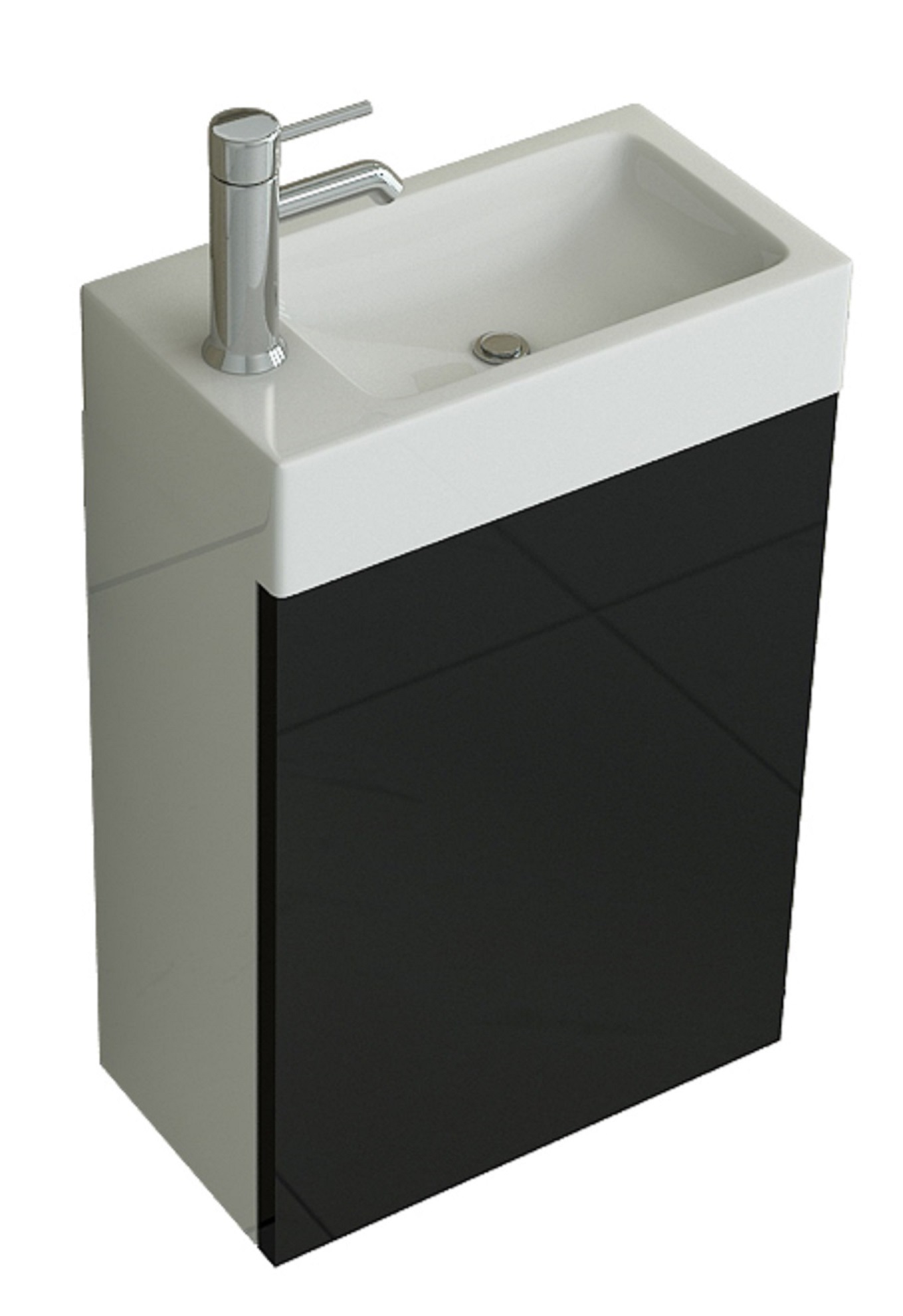 Toilet / Lavatory Set Aarau black
