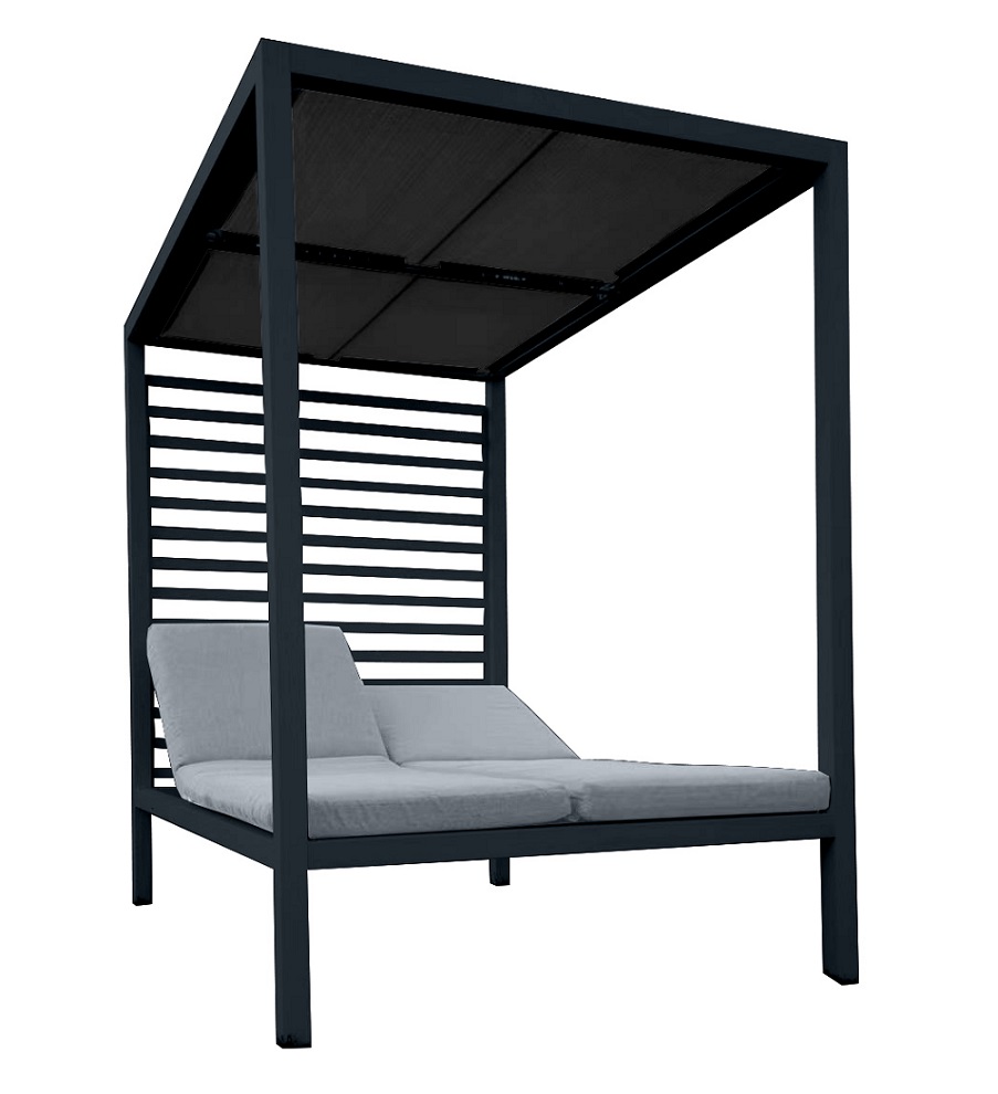 Lounging Pavillon / Gazebo Lounge BACCARO, anthracite