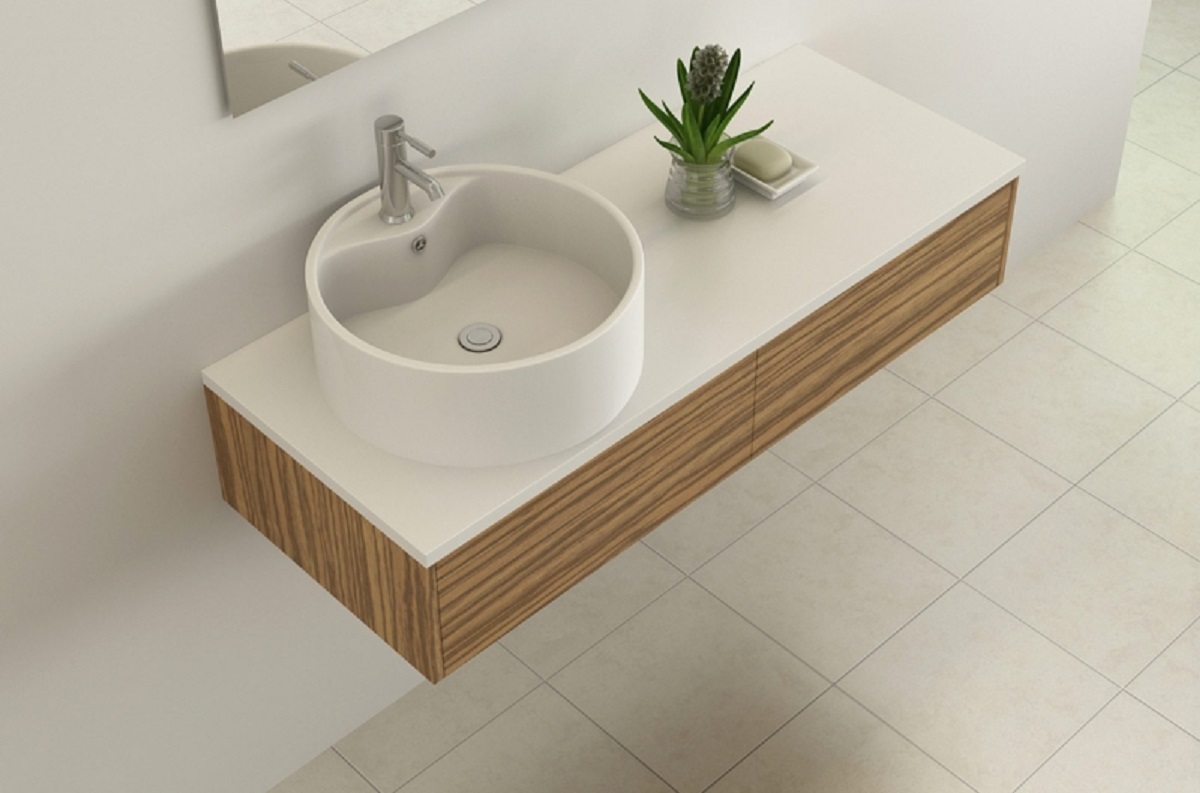 Bath furniture Biel zebra optic