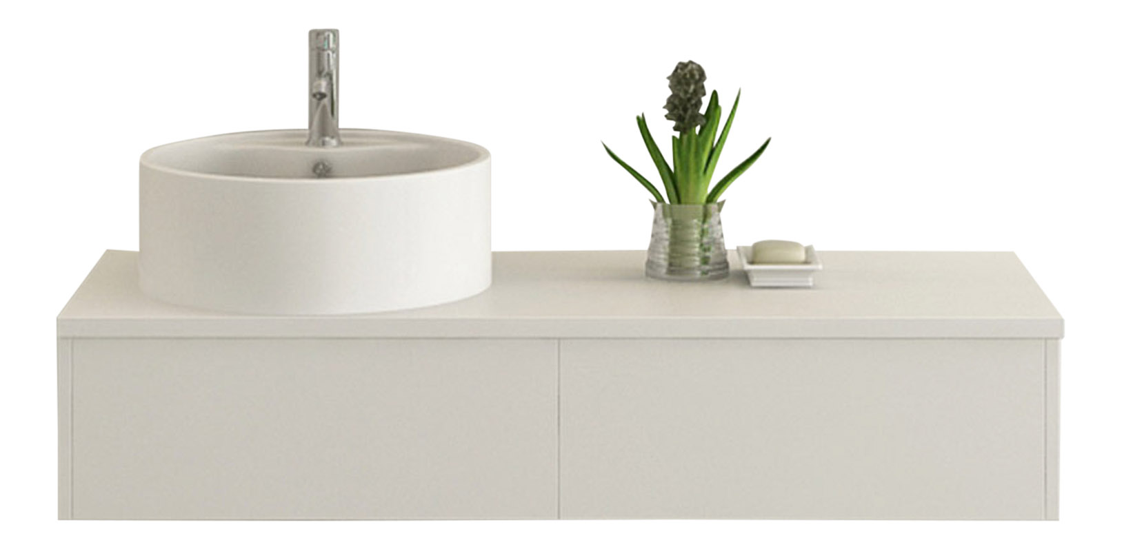 Bath furniture Biel white