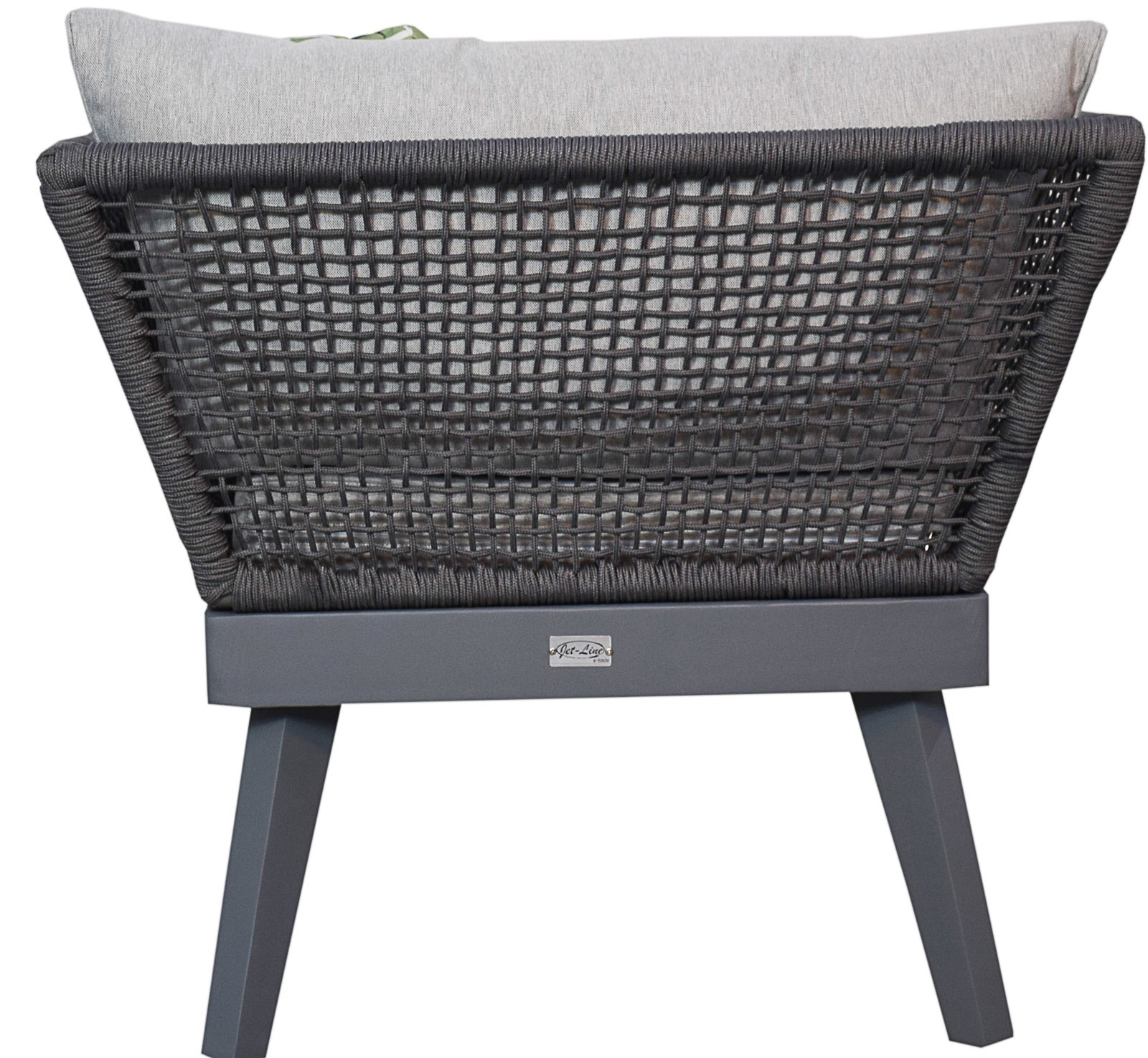 Garten Lounge Set Cuba anthrazit Gartenmöbel Seilwicklung Garten Terasse Sofa Jet-Line