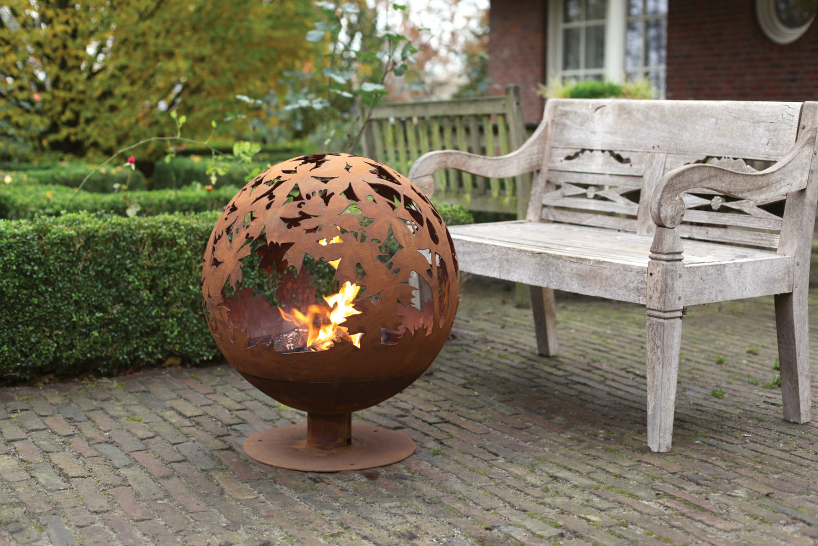 Firebowl World 58cm brown