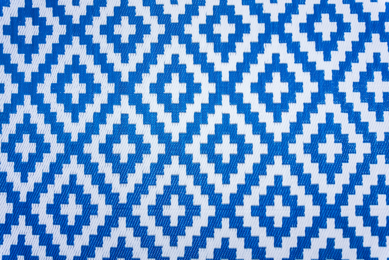 Garten Kunststoffteppich Austin blau 120x180cm