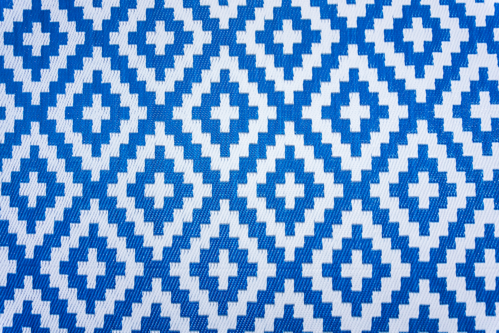 Garten Kunststoffteppich Austin blau 120x180cm